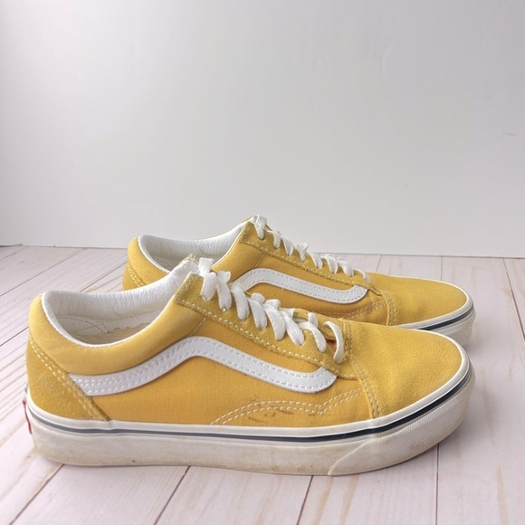 💫VANS Old Scool Sneakers, Yellow, Men’s 6.5, Women’s 8 - Picture 1 of 7